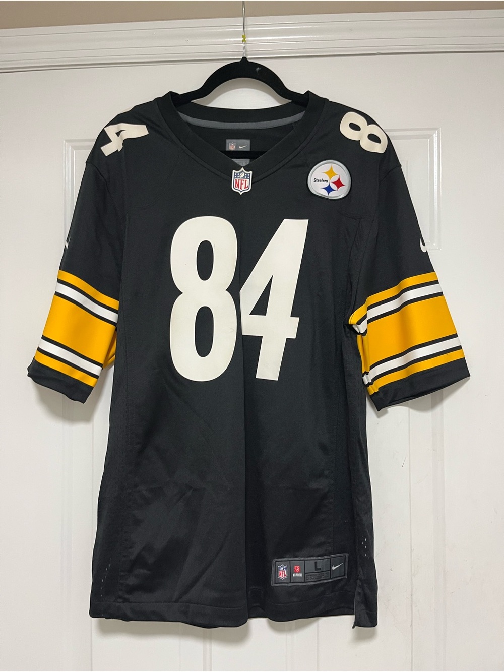 Nike #84 Pittsburgh Steelers Antonio Brown Jersey Men’s Large